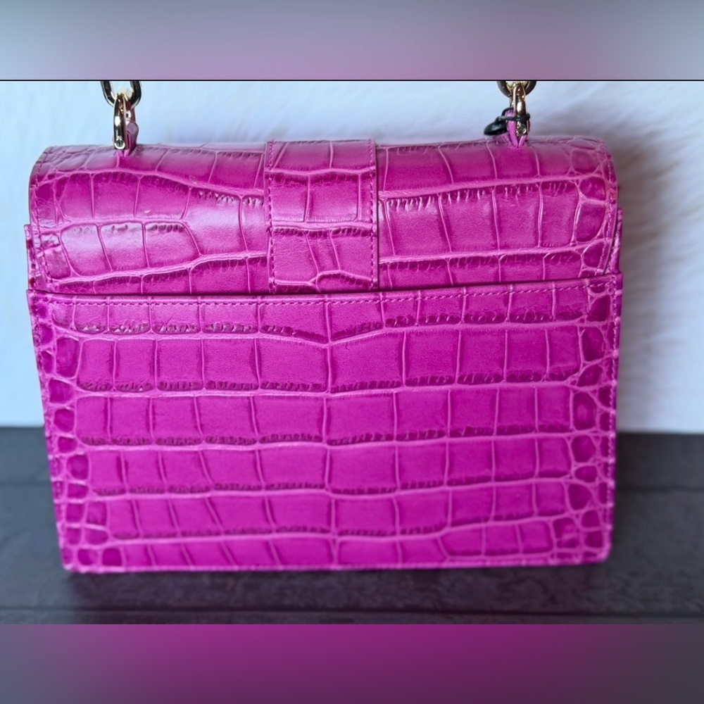 Brahmin Small Hallie Satchel Empower Tangsi Pink Leather BCA $365 - Picture 4 of 16